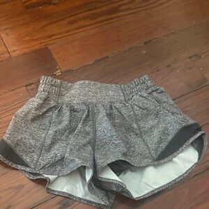 lululemon athletica Heathered Gray Athletic Shorts